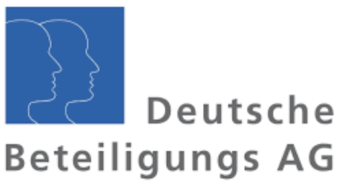 Logo der Deutschen Beteiligungs AG mit zwei stilisierten Köpfen und dem Schriftzug.