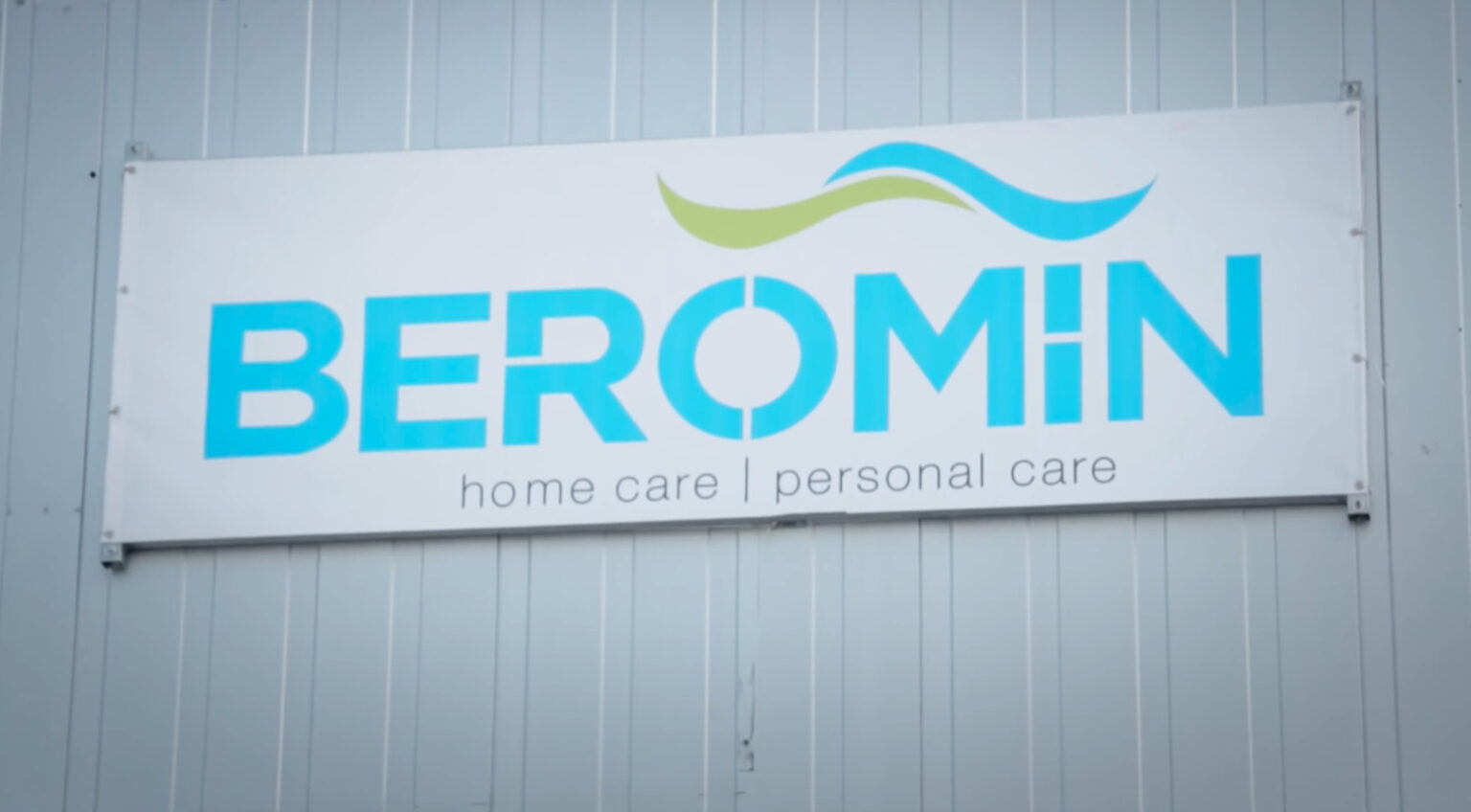 Logo von BEROMIN, das Home Care und Personal Care repräsentiert.