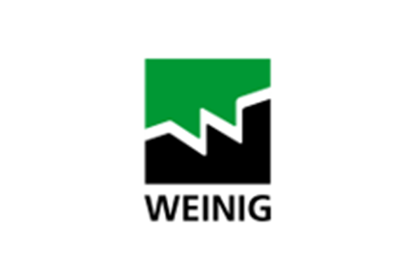 Logo von WEINIG mit grünem und schwarzem Design.