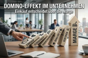 Domino-Effekt im Unternehmen