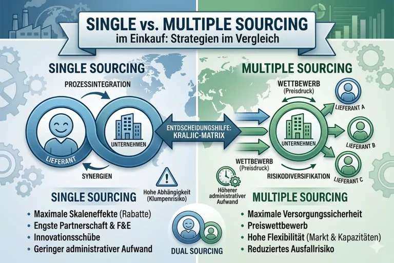 Single vs. Multiple Sourcing im Einkauf